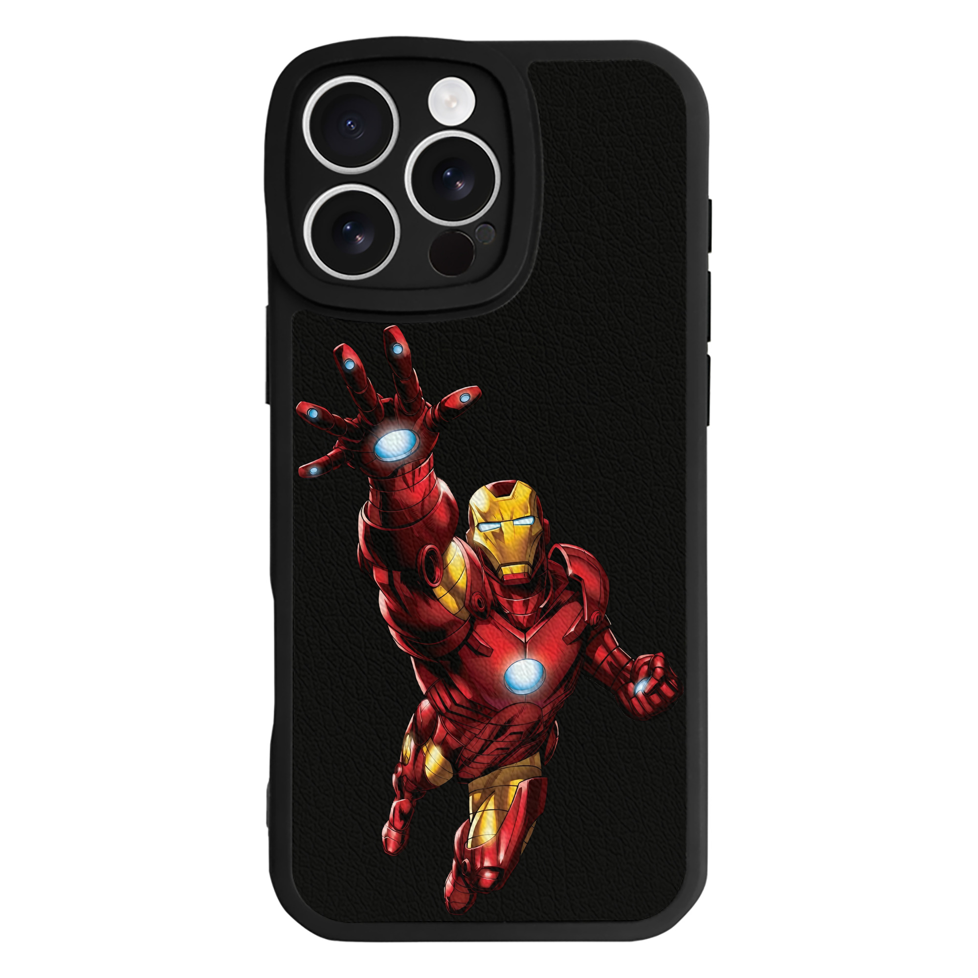 （画像用） アベンジャーズ The Avengers 【iPhone 16シリーズ対応】シリコンスマホケース（レザー調） 材質：シリコン